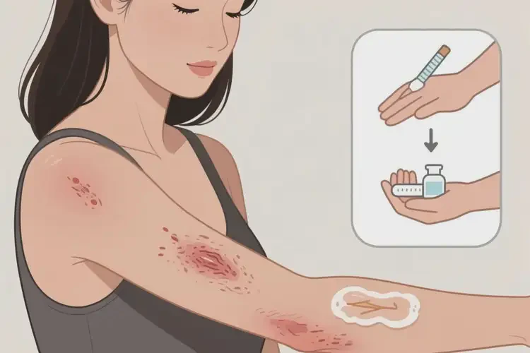 女人手臂上容易長濕疹能不能根治(圖3)