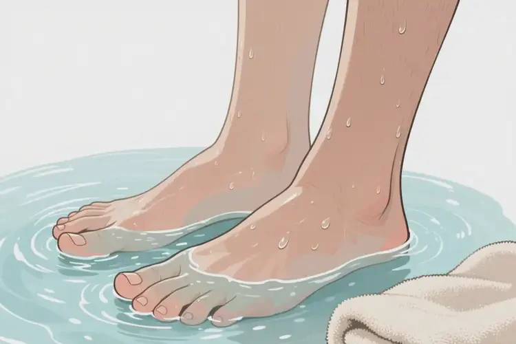 青年人腳上經常起濕疹可不可以根治(圖2)