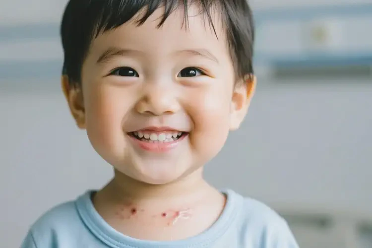 小孩脖子长湿疹可不可以根治(图2)