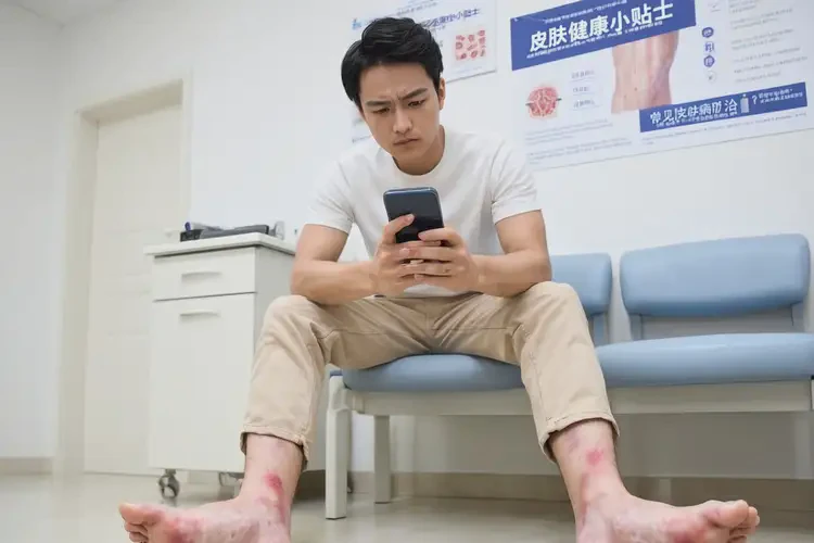 青年人腳上長濕疹可不可以根治(圖1)