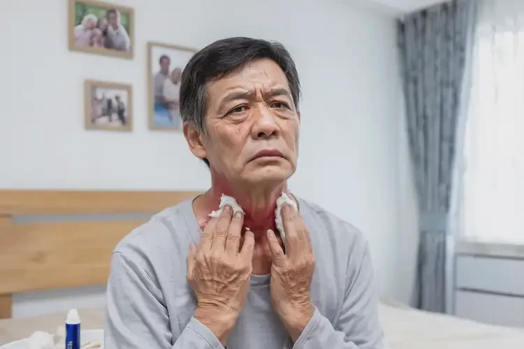 男性脖子容易起濕疹可不可以根治(圖1)