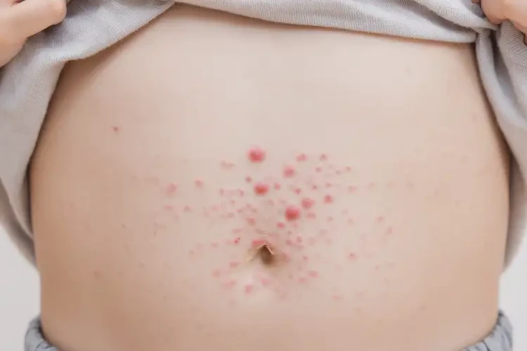 孩子肚子出现湿疹可不可以根治(图4)