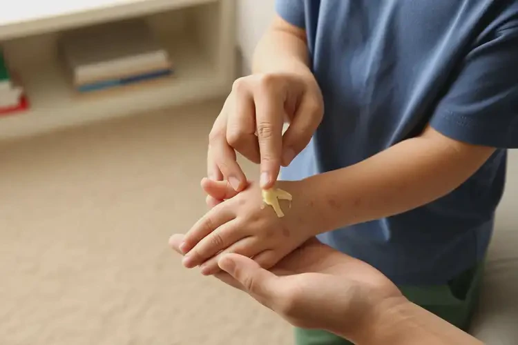 孩子手上容易起濕疹可不可以根治(圖2)