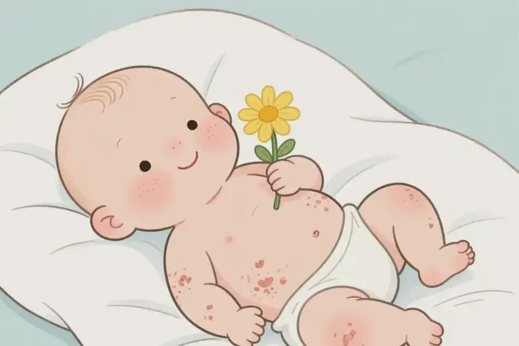 小兒肚子偶爾起濕疹可不可以根治(圖1)