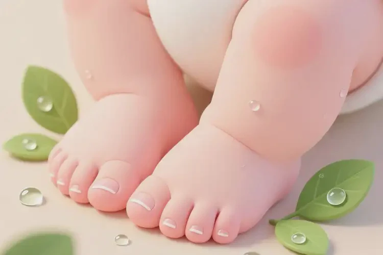 寶寶腳上長濕疹可以治好嗎(圖3)