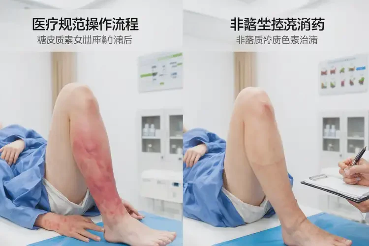 女性小腿上出現(xiàn)濕疹可不可以根治(圖1)