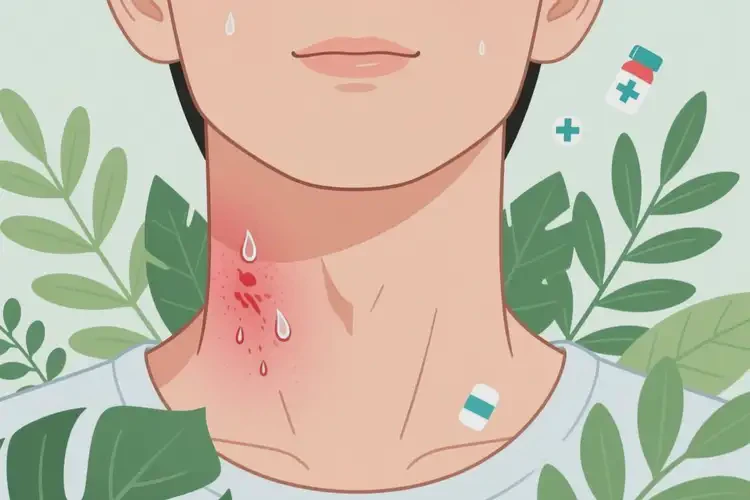 男人脖子出現(xiàn)濕疹能不能根治(圖4)