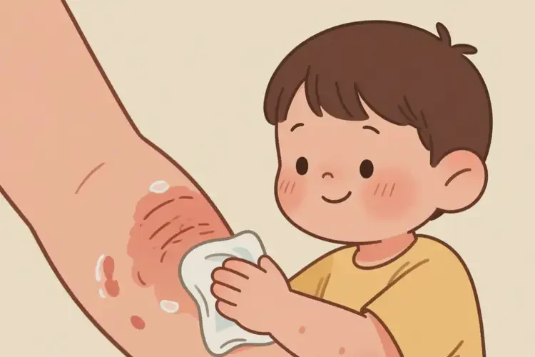 小兒手臂上有濕疹可不可以根治(圖3)