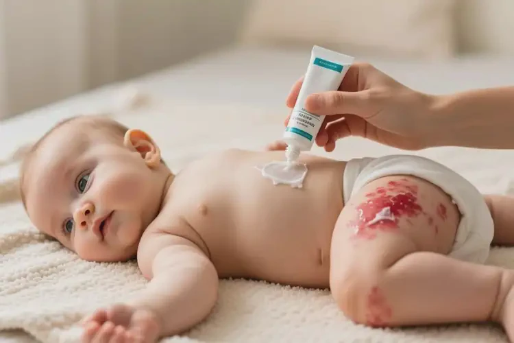 寶寶大腿上出現(xiàn)濕疹可不可以根治(圖2)