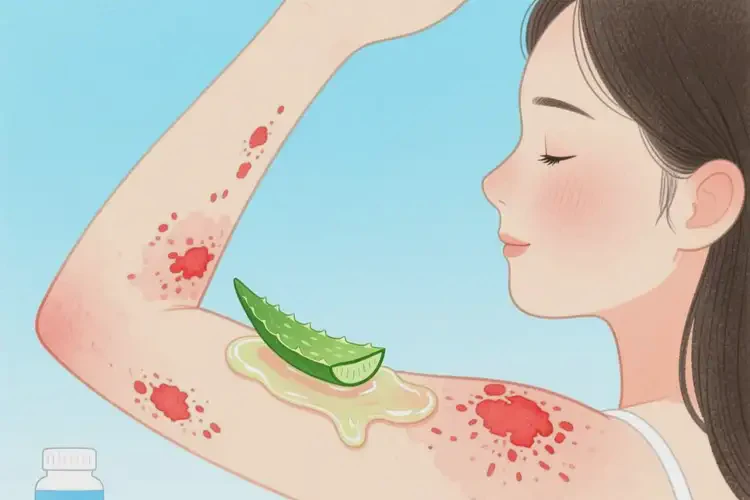 女生手臂上偶尔长湿疹可不可以根治(图2)