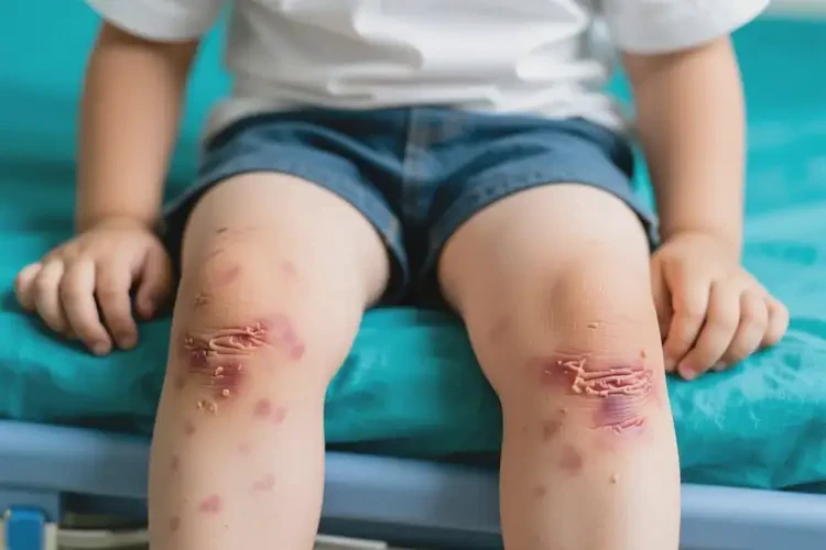 孩子四肢出現(xiàn)濕疹可不可以根治(圖1)