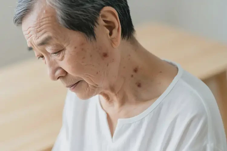 老年人脖子上容易起濕疹可不可以根治(圖1)