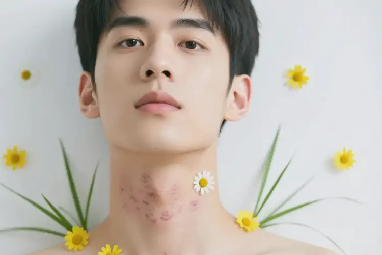 男生脖子上出濕疹能靠自己自愈嗎(圖2)