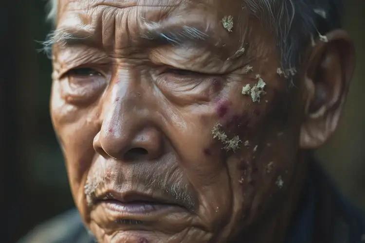老人臉上容易長濕疹能徹底自愈嗎(圖4)