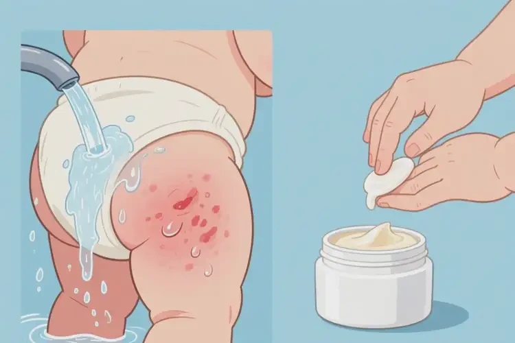 婴儿屁股起湿疹可不可以根治(图1)