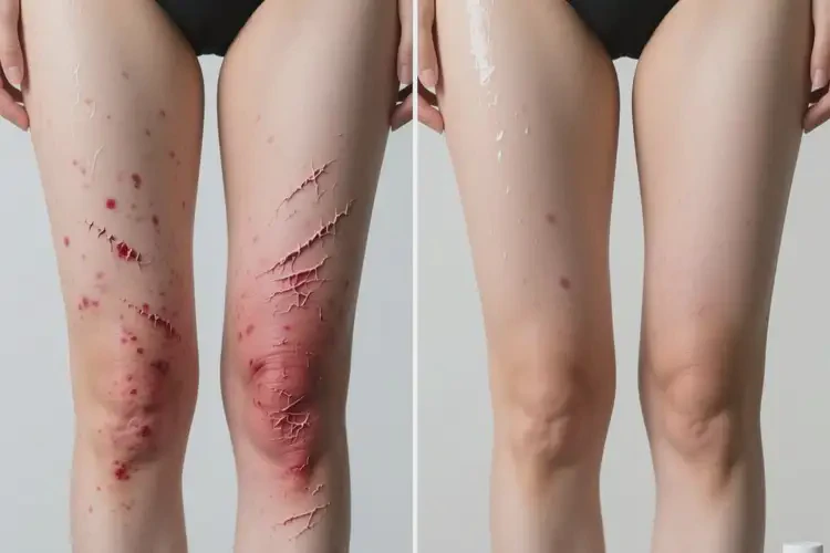 女人大腿偶爾起濕疹能不能根治(圖1)