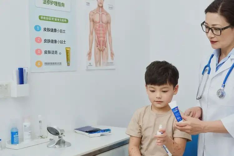 少兒手臂容易起濕疹可以徹底自愈嗎(圖3)