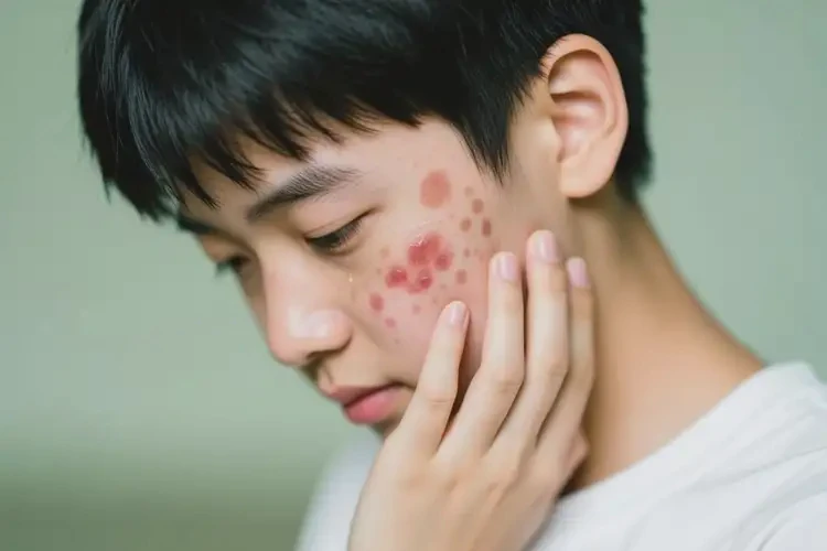 青少年臉上容易長濕疹能靠自己自愈嗎(圖2)