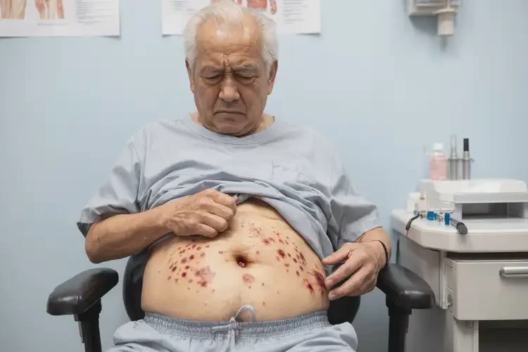 老人肚子上長(zhǎng)濕疹可不可以根治(圖4)