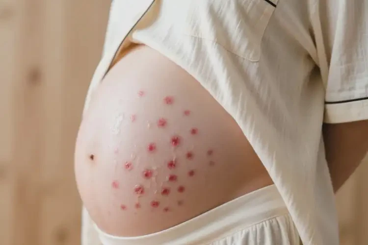 產(chǎn)婦肚子偶爾起濕疹可不可以根治(圖1)