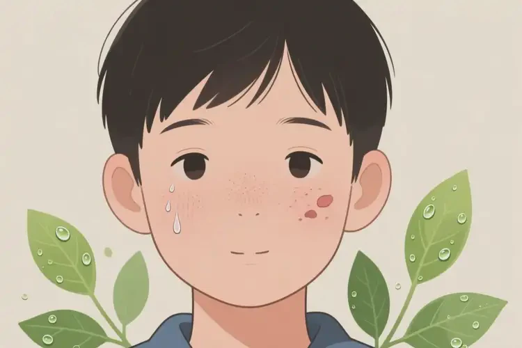 中學(xué)生面部起濕疹能靠自己自愈嗎(圖1)