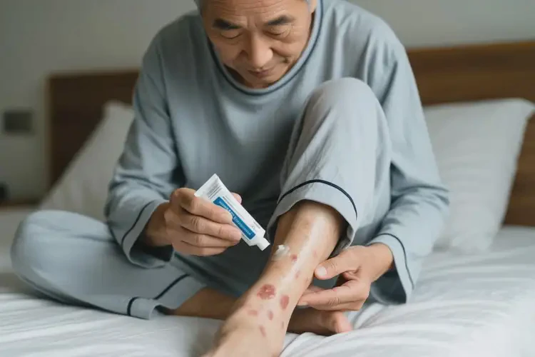 老人小腿上容易起濕疹可不可以根治(圖2)
