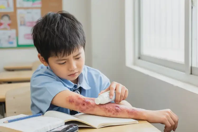 小學(xué)生手臂長(zhǎng)濕疹可不可以根治(圖2)