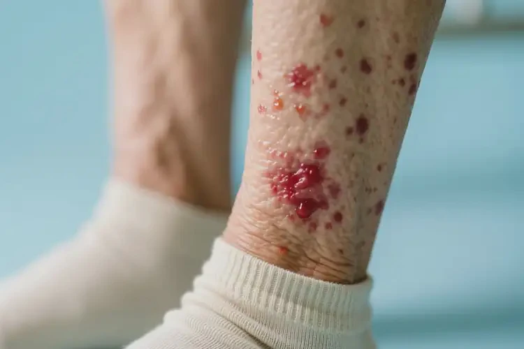 老年人小腿有濕疹可不可以根治(圖2)