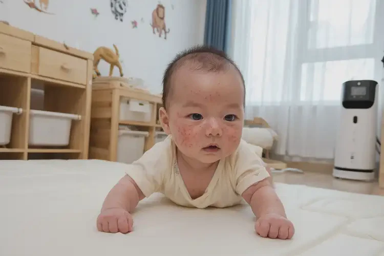 宝宝四肢偶尔起湿疹不管它会自己好吗(图4)