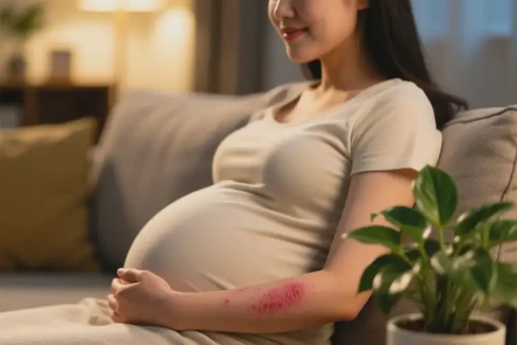 產(chǎn)婦手臂上有濕疹可不可以根治(圖3)