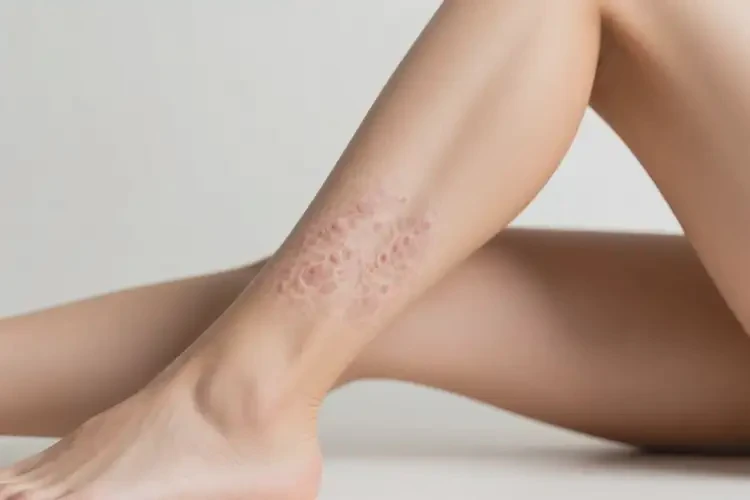 女性小腿長(zhǎng)濕疹可不可以根治(圖1)