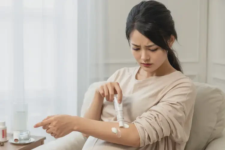 孕婦手臂出現(xiàn)濕疹可不可以根治(圖3)