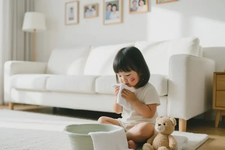 少兒臉上容易起濕疹可不可以根治(圖1)