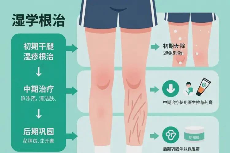 大學(xué)生大腿上出濕疹可不可以根治(圖1)