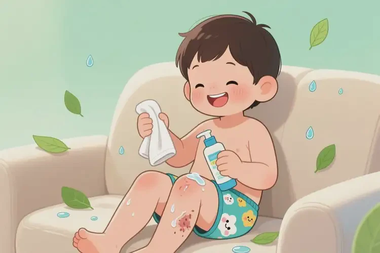 小孩大腿上起濕疹可不可以根治(圖2)