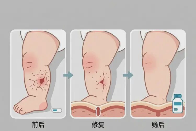 嬰兒大腿長(zhǎng)濕疹可不可以根治(圖1)