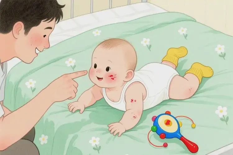 寶寶臉上出現(xiàn)濕疹可不可以根治(圖2)