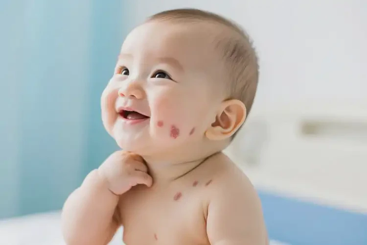 嬰兒脖子偶爾起濕疹不管它會自己痊愈嗎(圖1)