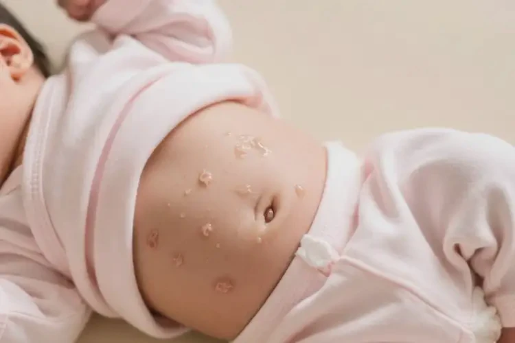 婴儿肚子偶尔长湿疹可不可以根治(图2)