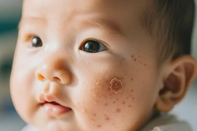 寶寶臉上偶爾長(zhǎng)濕疹不管它會(huì)自己痊愈嗎(圖4)