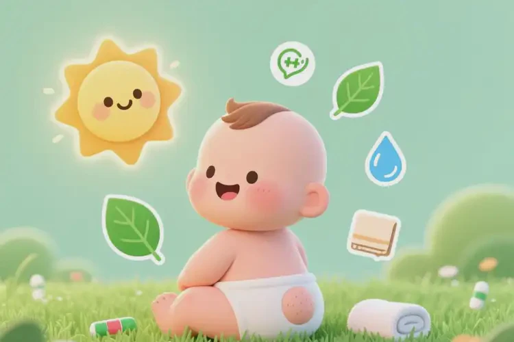 幼兒肛周經常起濕疹可不可以根治(圖1)