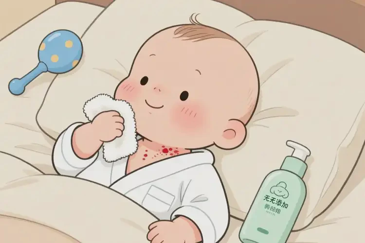 孩子脖子出濕疹可不可以徹底自愈(圖2)