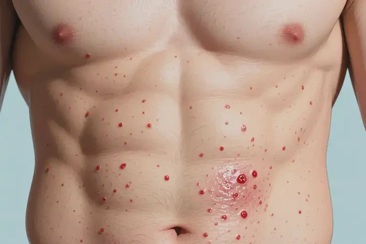 男人肚子偶爾長濕疹能不能根治(圖2)