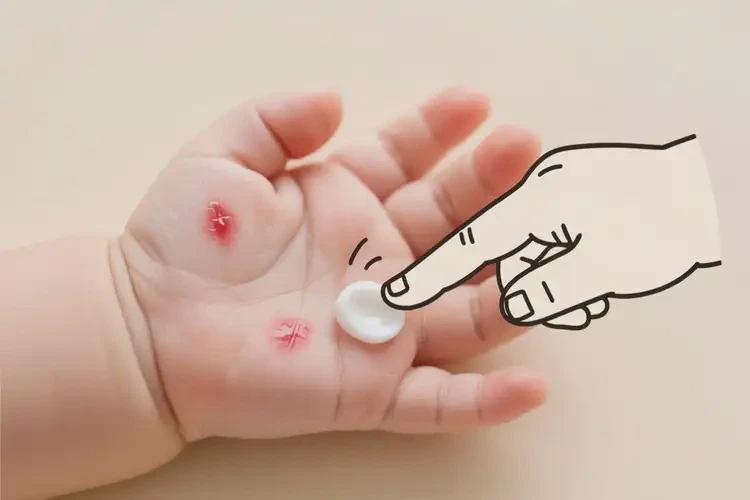 嬰兒手上容易起濕疹可以治好嗎(圖4)