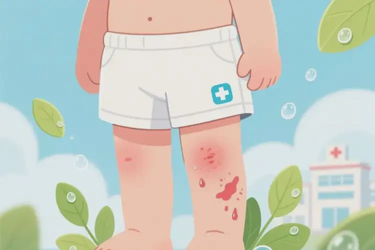 孩子小腿上容易起濕疹可不可以根治(圖4)