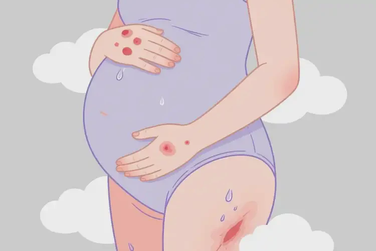 孕婦四肢起濕疹可不可以根治(圖2)