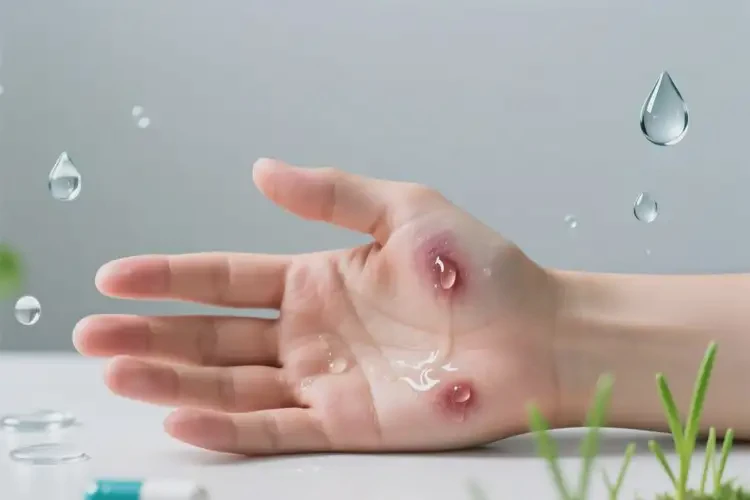 青年人手上长湿疹可不可以根治(图1)