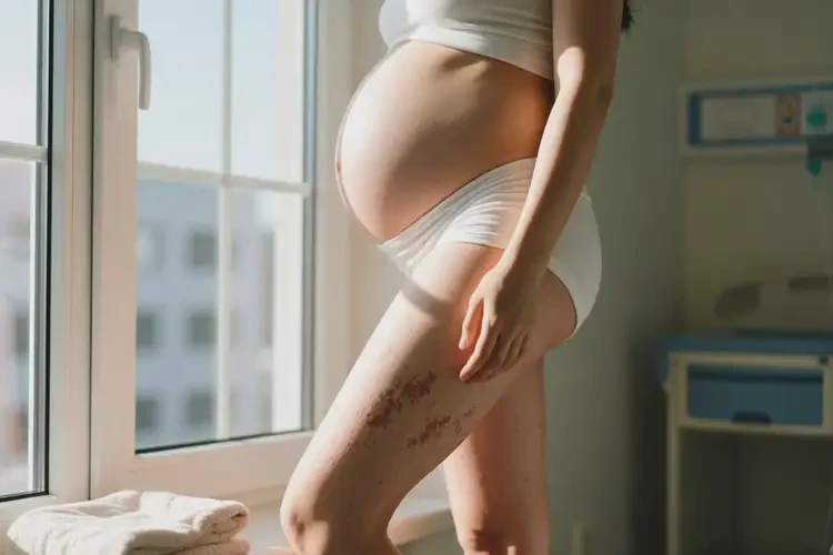 產(chǎn)婦大腿上經(jīng)常長濕疹可不可以根治(圖1)