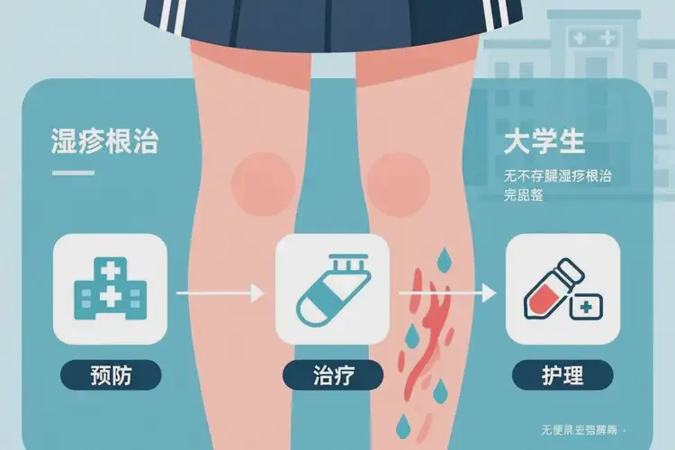 大學(xué)生小腿出濕疹可不可以根治(圖1)