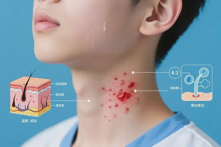 青少年脖子上起濕疹可不可以根治(圖4)